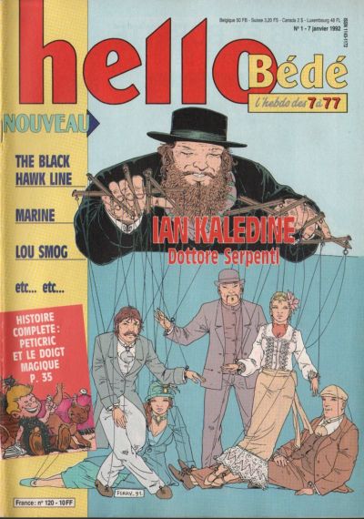 Cover for Hello Bédé (Le Lombard, 1989 series) #120