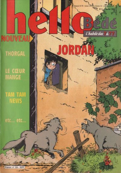 Cover for Hello Bédé (Le Lombard, 1989 series) #124