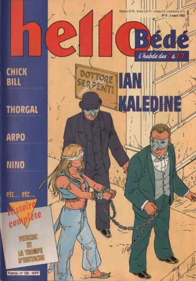 Cover for Hello Bédé (Le Lombard, 1989 series) #128