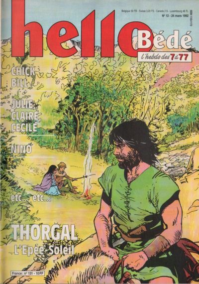 Cover for Hello Bédé (Le Lombard, 1989 series) #131
