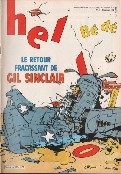 Cover for Hello Bédé (Le Lombard, 1989 series) #160