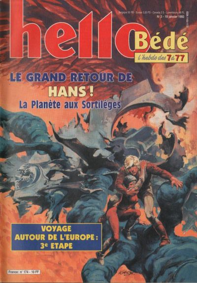 Cover for Hello Bédé (Le Lombard, 1989 series) #174