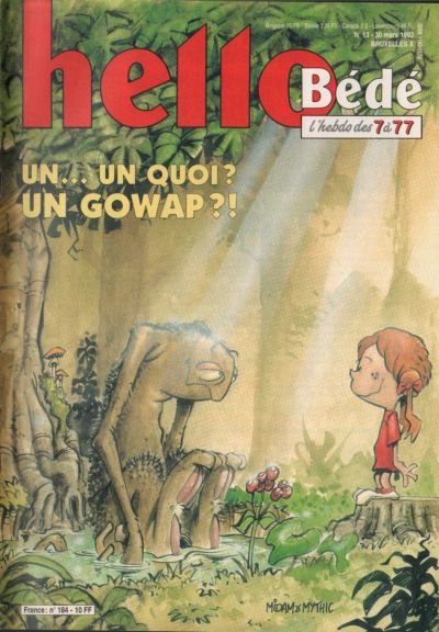 Cover for Hello Bédé (Le Lombard, 1989 series) #184