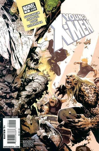 Cover for Young X-Men (Marvel, 2008 series) #9