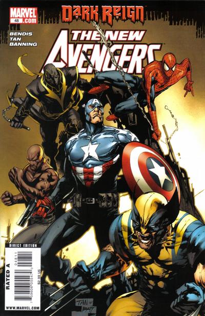 Cover for New Avengers (Marvel, 2005 series) #48