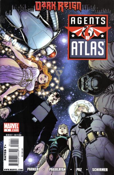 Cover for Agents of Atlas (Marvel, 2009 series) #1