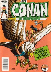 Cover Thumbnail for Conan el Bárbaro (Planeta DeAgostini, 1983 series) #43