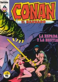 Cover Thumbnail for Conan el Bárbaro (Planeta DeAgostini, 1983 series) #51