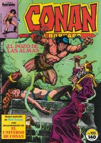 Cover Thumbnail for Conan el Bárbaro (Planeta DeAgostini, 1983 series) #105