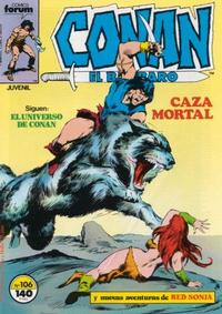 Cover Thumbnail for Conan el Bárbaro (Planeta DeAgostini, 1983 series) #106