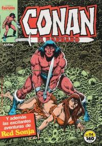 Cover Thumbnail for Conan el Bárbaro (Planeta DeAgostini, 1983 series) #114