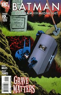 Cover Thumbnail for Batman: Gotham After Midnight (DC, 2008 series) #12