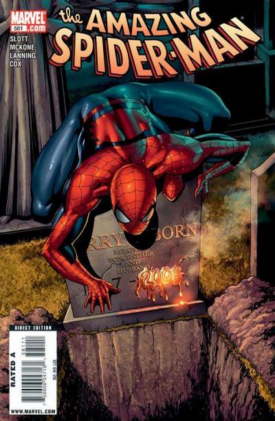 Cover for The Amazing Spider-Man (Marvel, 1999 series) #581 [Direct Edition]