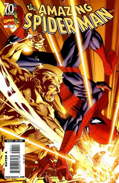Cover for The Amazing Spider-Man (Marvel, 1999 series) #582 [Direct Edition]