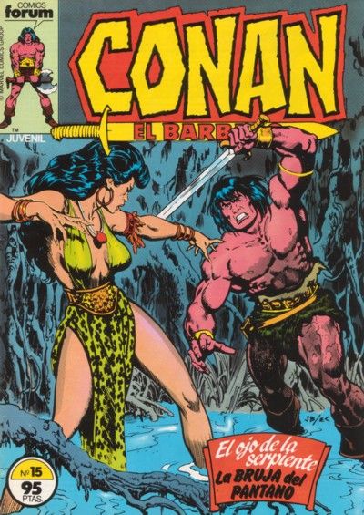 Cover for Conan el Bárbaro (Planeta DeAgostini, 1983 series) #15