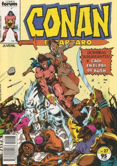 Cover for Conan el Bárbaro (Planeta DeAgostini, 1983 series) #27