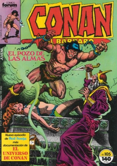 Cover for Conan el Bárbaro (Planeta DeAgostini, 1983 series) #105