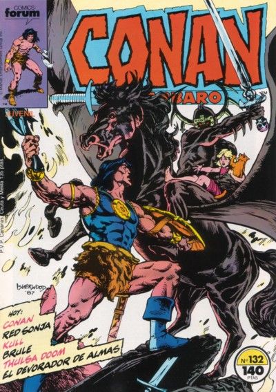 Cover for Conan el Bárbaro (Planeta DeAgostini, 1983 series) #132