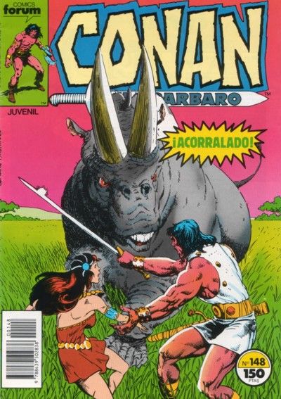 Cover for Conan el Bárbaro (Planeta DeAgostini, 1983 series) #148