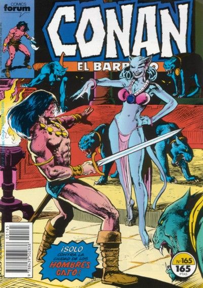 Cover for Conan el Bárbaro (Planeta DeAgostini, 1983 series) #165