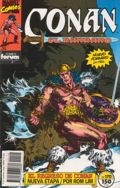 Cover for Conan el Bárbaro (Planeta DeAgostini, 1983 series) #170