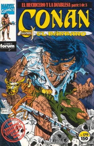 Cover for Conan el Bárbaro (Planeta DeAgostini, 1983 series) #179