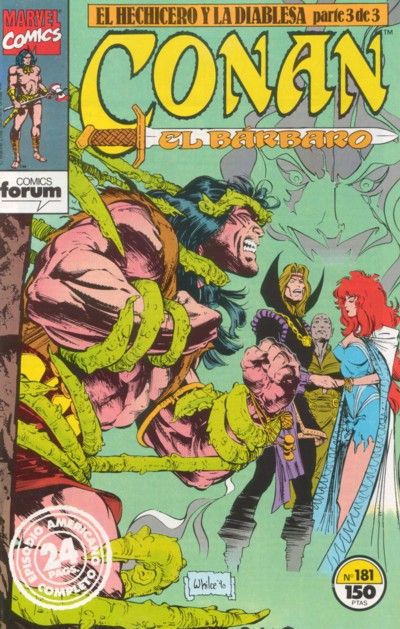 Cover for Conan el Bárbaro (Planeta DeAgostini, 1983 series) #181