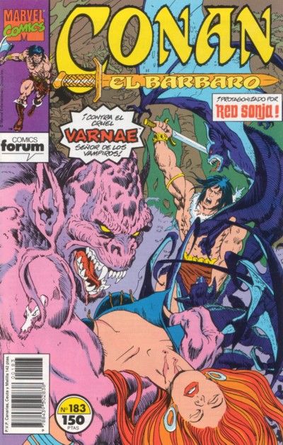 Cover for Conan el Bárbaro (Planeta DeAgostini, 1983 series) #183