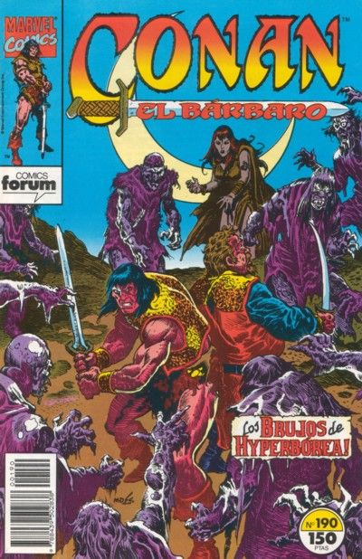 Cover for Conan el Bárbaro (Planeta DeAgostini, 1983 series) #190