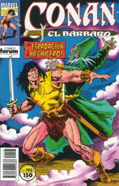 Cover for Conan el Bárbaro (Planeta DeAgostini, 1983 series) #195