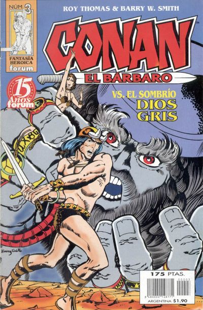 Cover for Conan el bárbaro (Planeta DeAgostini, 1998 series) #3