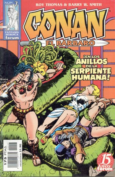 Cover for Conan el bárbaro (Planeta DeAgostini, 1998 series) #7