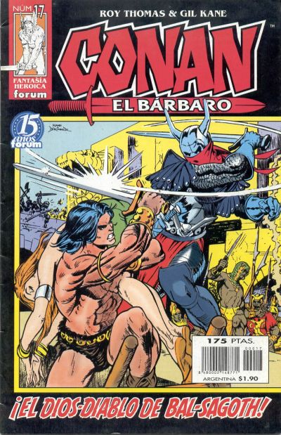 Cover for Conan el bárbaro (Planeta DeAgostini, 1998 series) #17