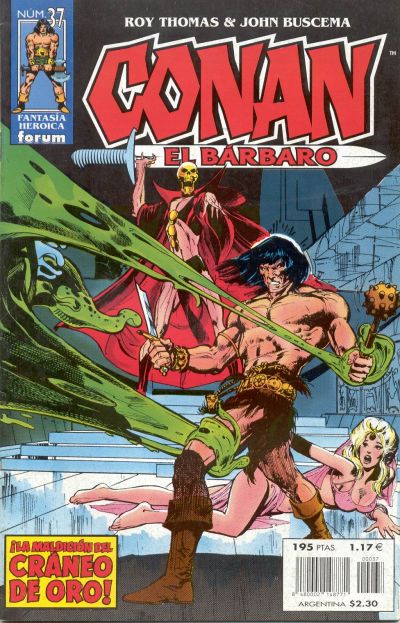 Cover for Conan el bárbaro (Planeta DeAgostini, 1998 series) #37