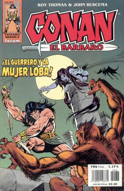 Cover for Conan el bárbaro (Planeta DeAgostini, 1998 series) #38