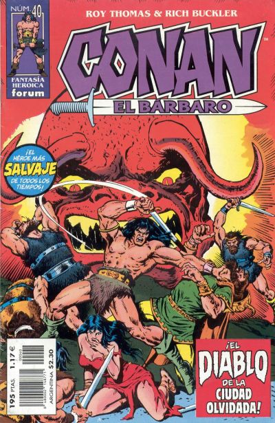 Cover for Conan el bárbaro (Planeta DeAgostini, 1998 series) #40