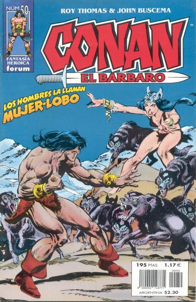 Cover for Conan el bárbaro (Planeta DeAgostini, 1998 series) #50