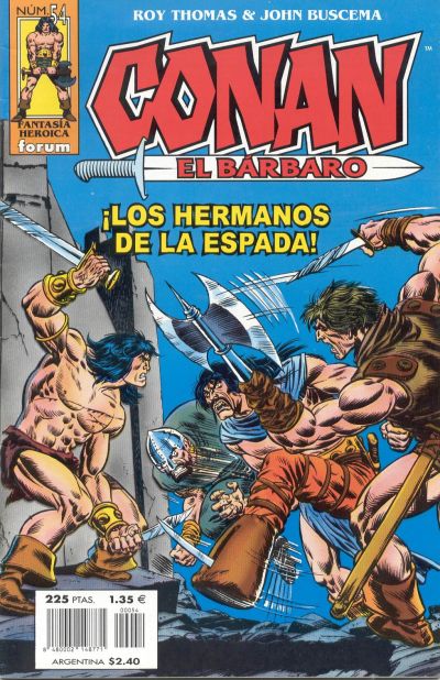 Cover for Conan el bárbaro (Planeta DeAgostini, 1998 series) #54