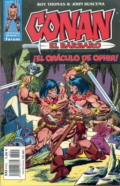 Cover for Conan el bárbaro (Planeta DeAgostini, 1998 series) #55