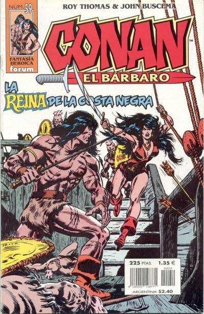 Cover for Conan el bárbaro (Planeta DeAgostini, 1998 series) #59