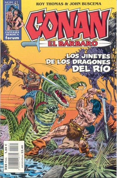 Cover for Conan el bárbaro (Planeta DeAgostini, 1998 series) #61