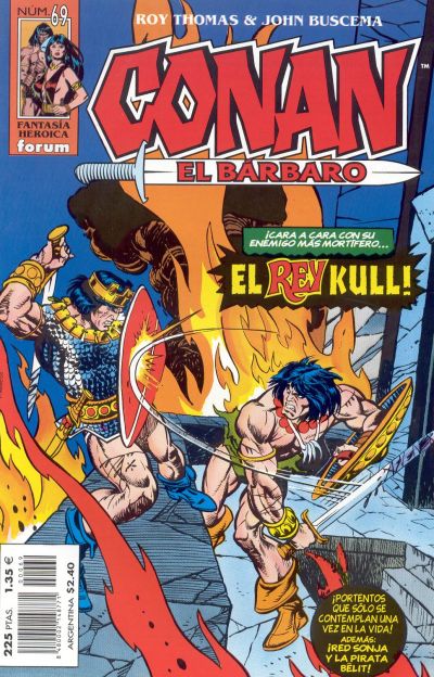 Cover for Conan el bárbaro (Planeta DeAgostini, 1998 series) #69