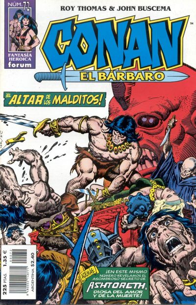 Cover for Conan el bárbaro (Planeta DeAgostini, 1998 series) #72
