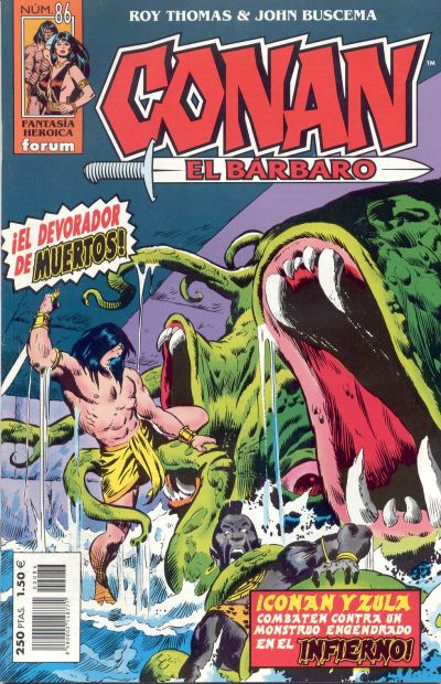 Cover for Conan el bárbaro (Planeta DeAgostini, 1998 series) #86
