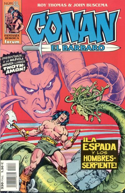 Cover for Conan el bárbaro (Planeta DeAgostini, 1998 series) #88