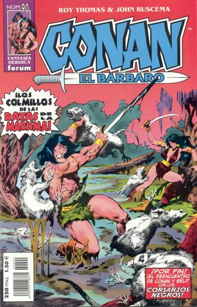 Cover for Conan el bárbaro (Planeta DeAgostini, 1998 series) #90