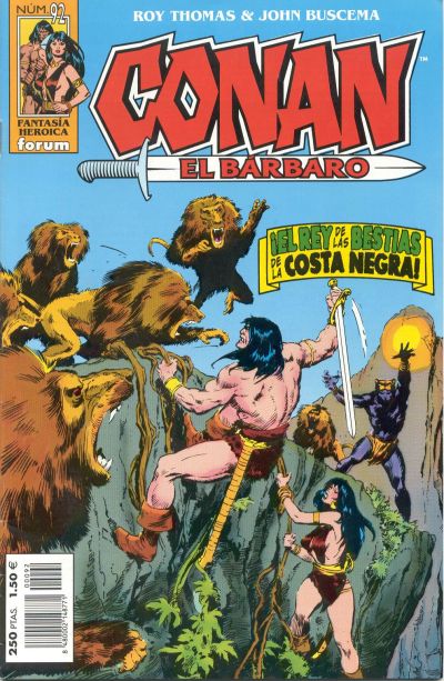 Cover for Conan el bárbaro (Planeta DeAgostini, 1998 series) #92