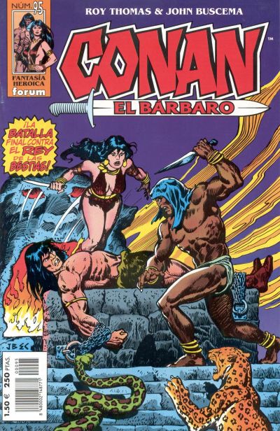 Cover for Conan el bárbaro (Planeta DeAgostini, 1998 series) #95