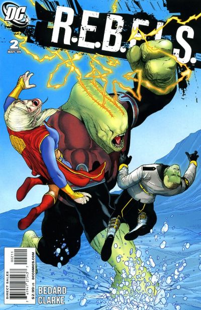 Cover for R.E.B.E.L.S. (DC, 2009 series) #2
