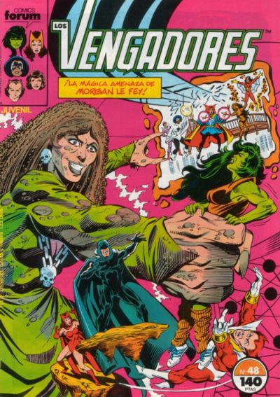 Cover for Los Vengadores (Planeta DeAgostini, 1983 series) #48